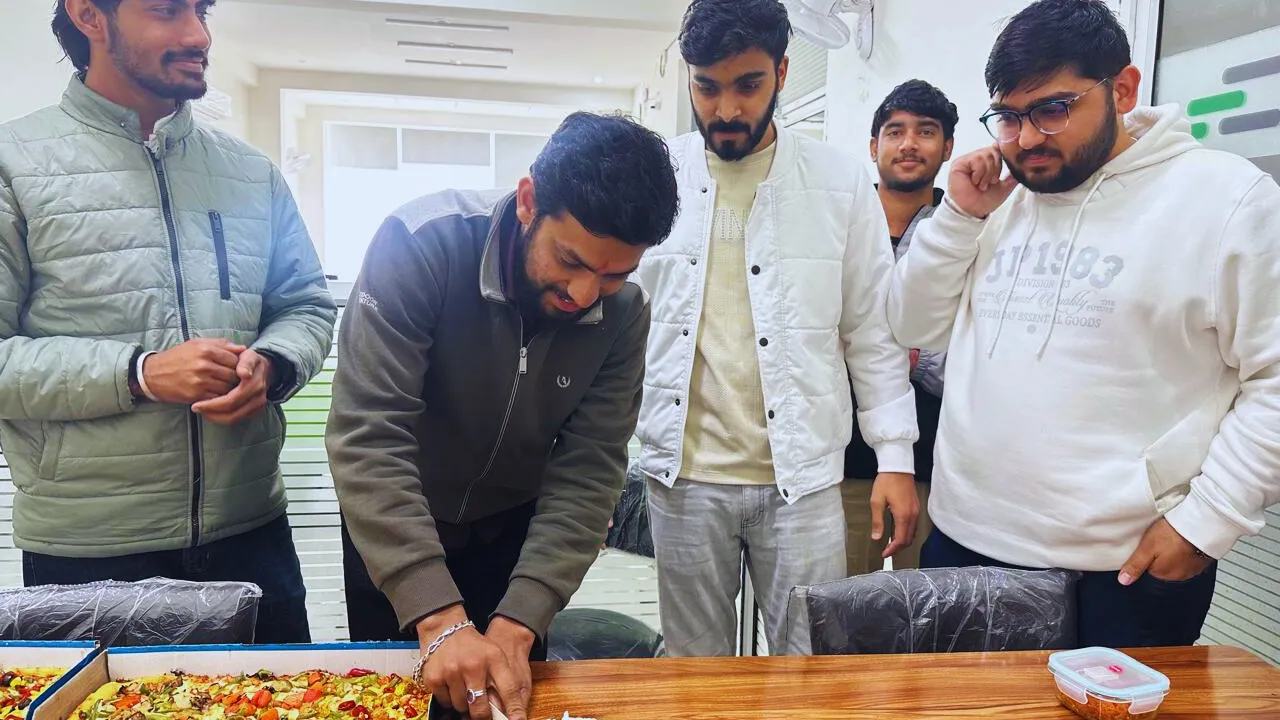 Birthday celebration at Starling Elevate office